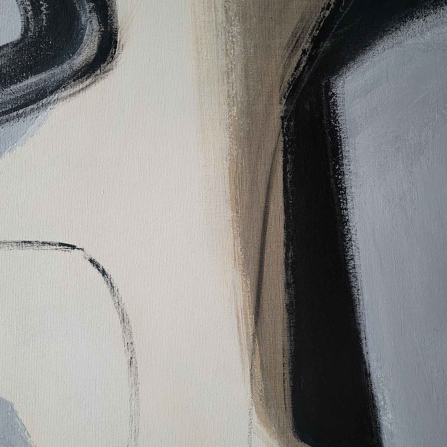 Black and Canvas. Парадигма №2 | Paradigma №2, 100х100см (в частной коллекции) — изображение 2
